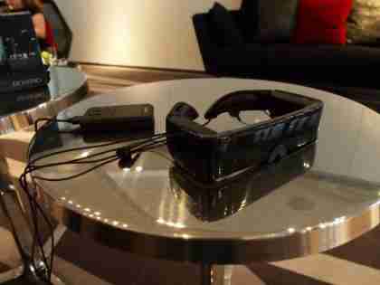 Hands on: Epson Moverio projector headset